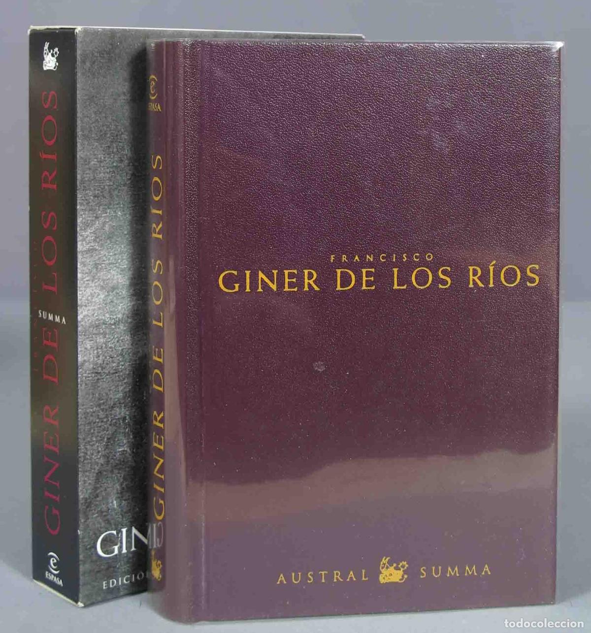Libros de segunda mano: Obras selectas. Francisco Giner de los R&iacute;os. AUSTRAL - Foto 1