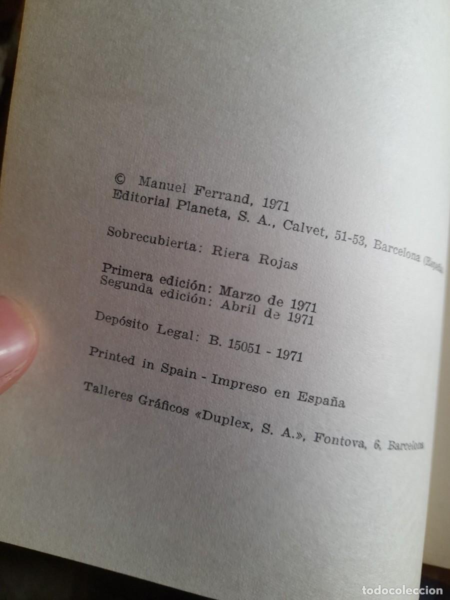 Libros de segunda mano: Libro La sotana colgada Manuel Ferrand - Foto 3