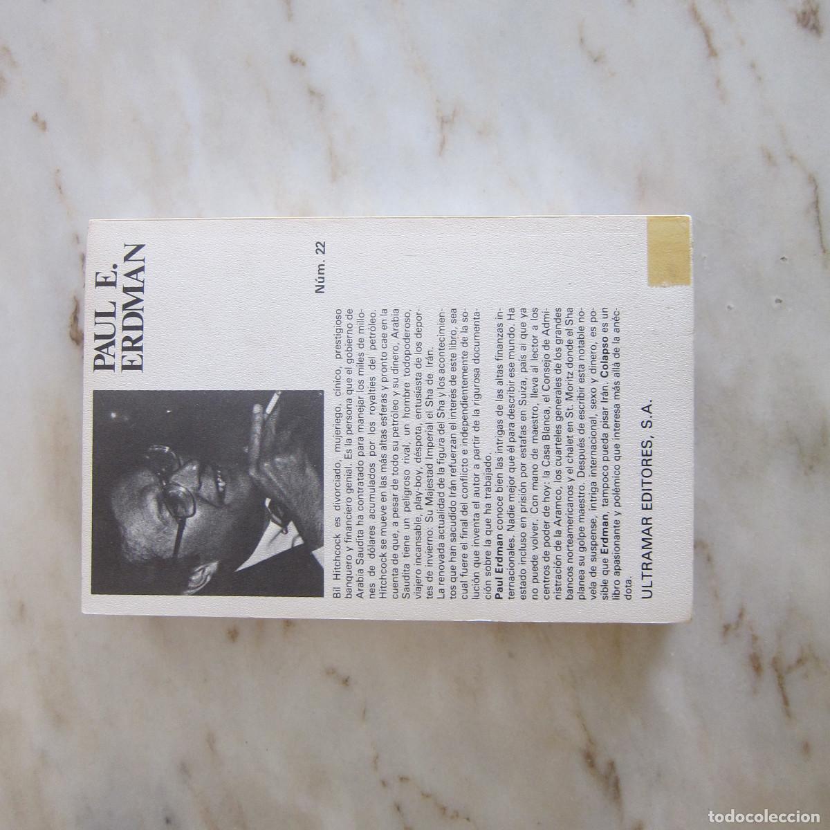 Libros de segunda mano: COLAPSO - PAUL E. ERDMAN (ULTRAMAR) NOVELA - Foto 2