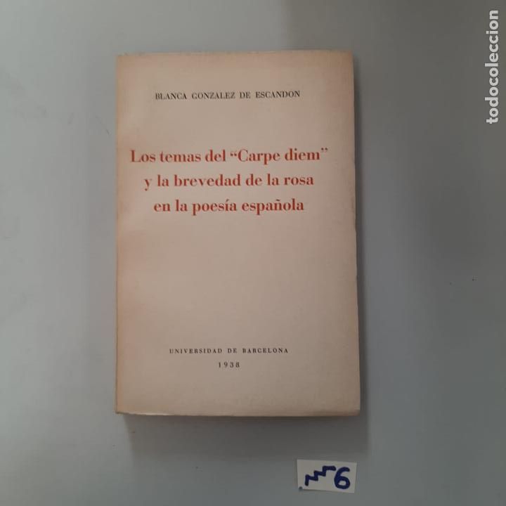 Libros de segunda mano: Los temas del carpe diem - Foto 1