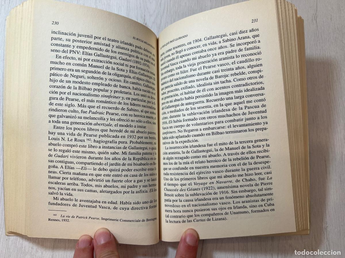 Libros de segunda mano: JON JUARISTI. EL BUCLE MELANCOLICO. ESPASA 2000 - Foto 5