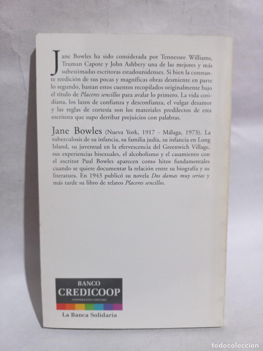 Libros de segunda mano: Jane Bowles - Placeres Sencillos - 2011 - Foto 2