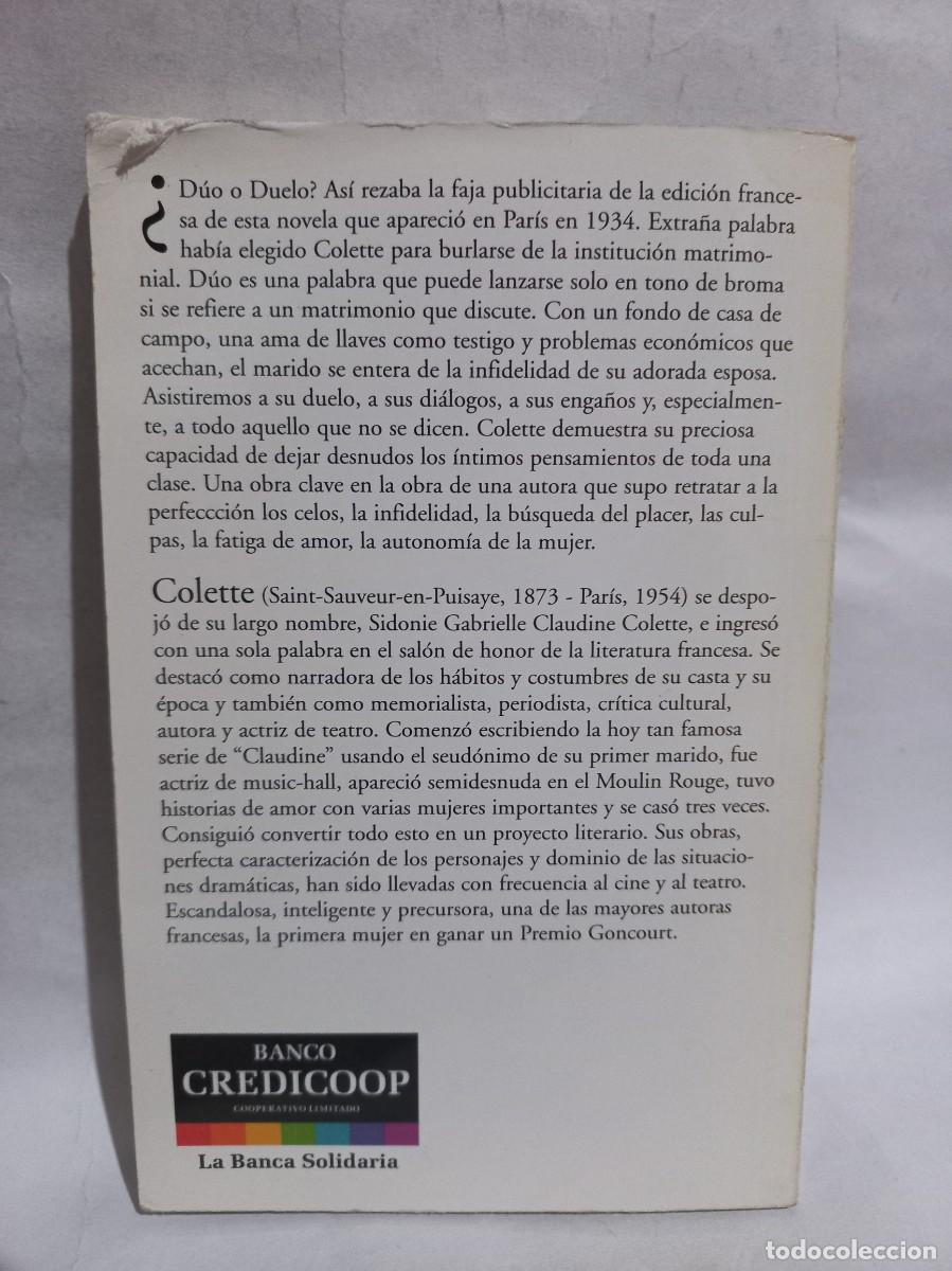 Libros de segunda mano: Colette - D&uacute;o - 2010 - Foto 3