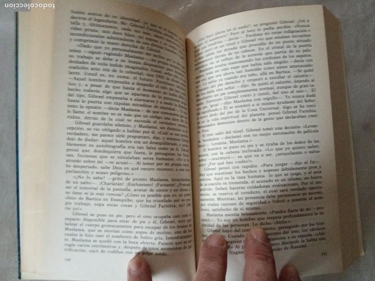 Libros de segunda mano: LOS VERSOS SATANICOS / SALMAN RUSHDIE. - Foto 3