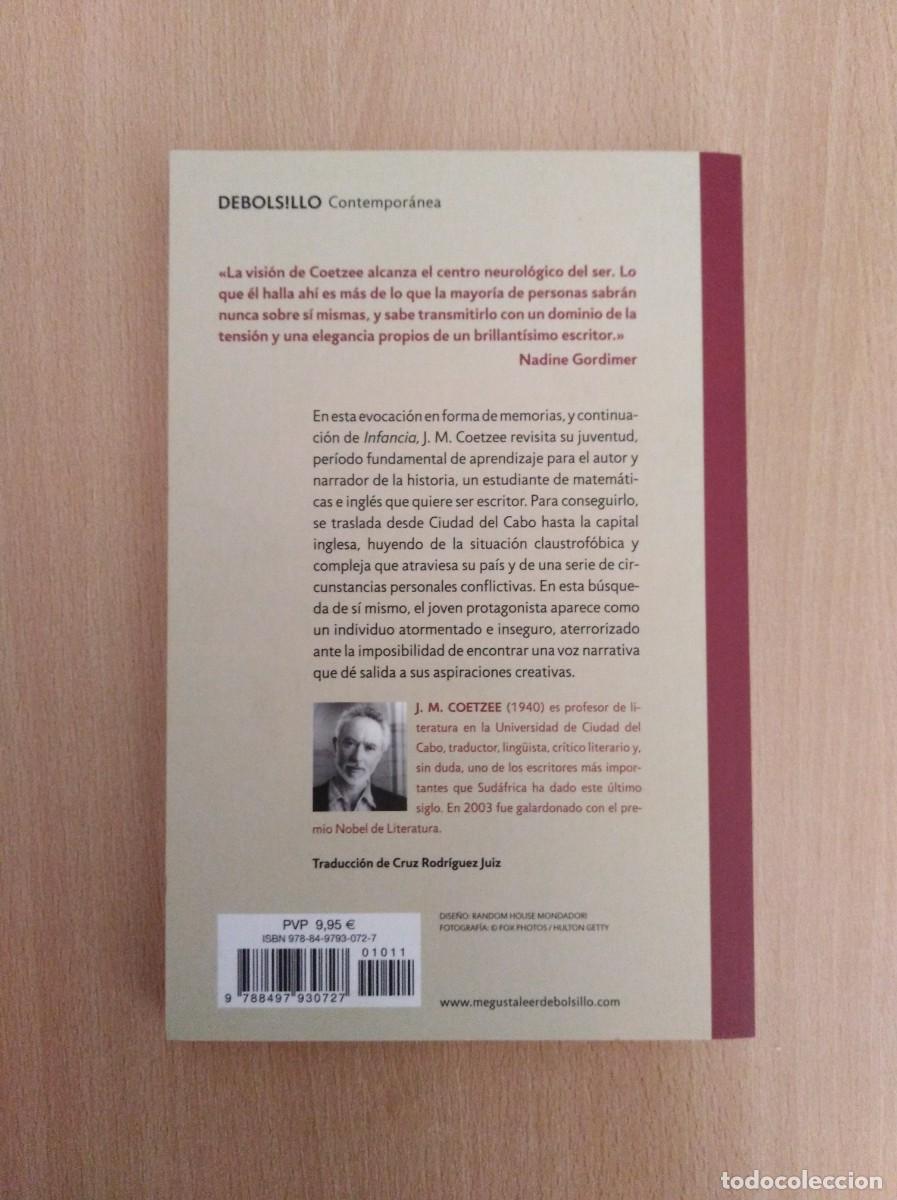 Libros de segunda mano: JUVENTUD. J. M. Coetzee - Foto 2