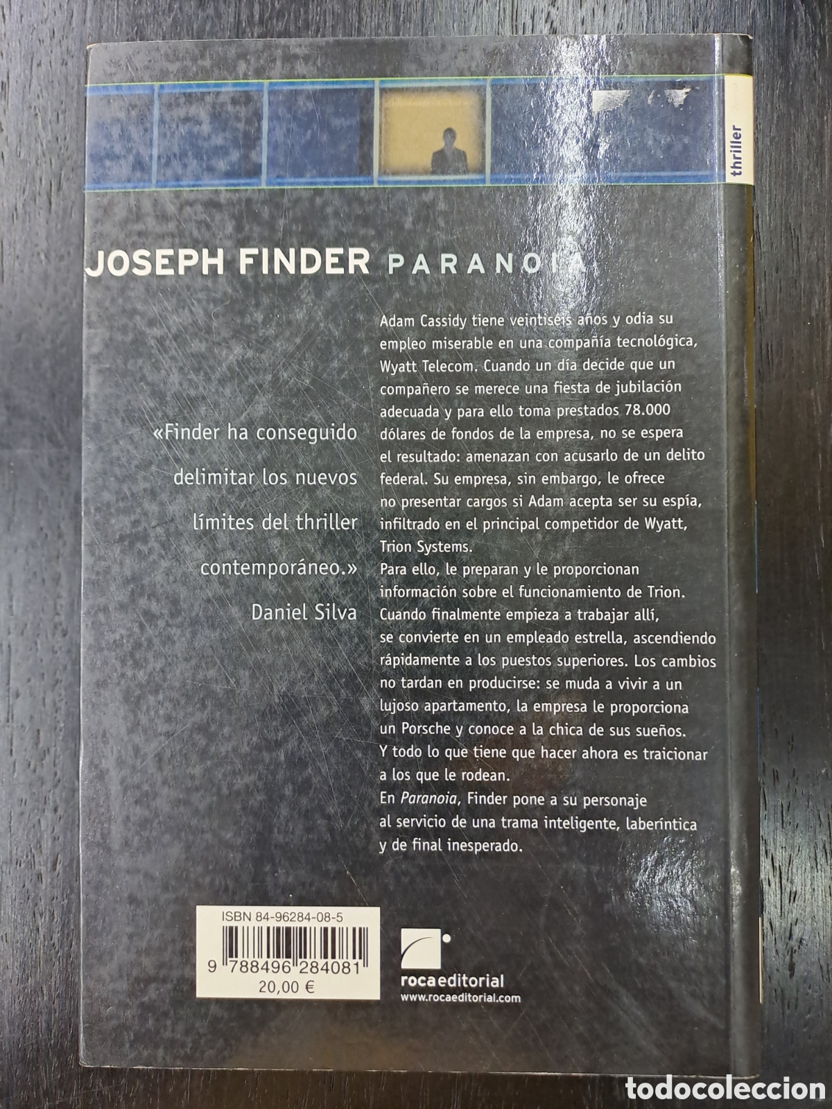 Libros de segunda mano: Paranoia - Joseph Finder - Roca editorial - Foto 2