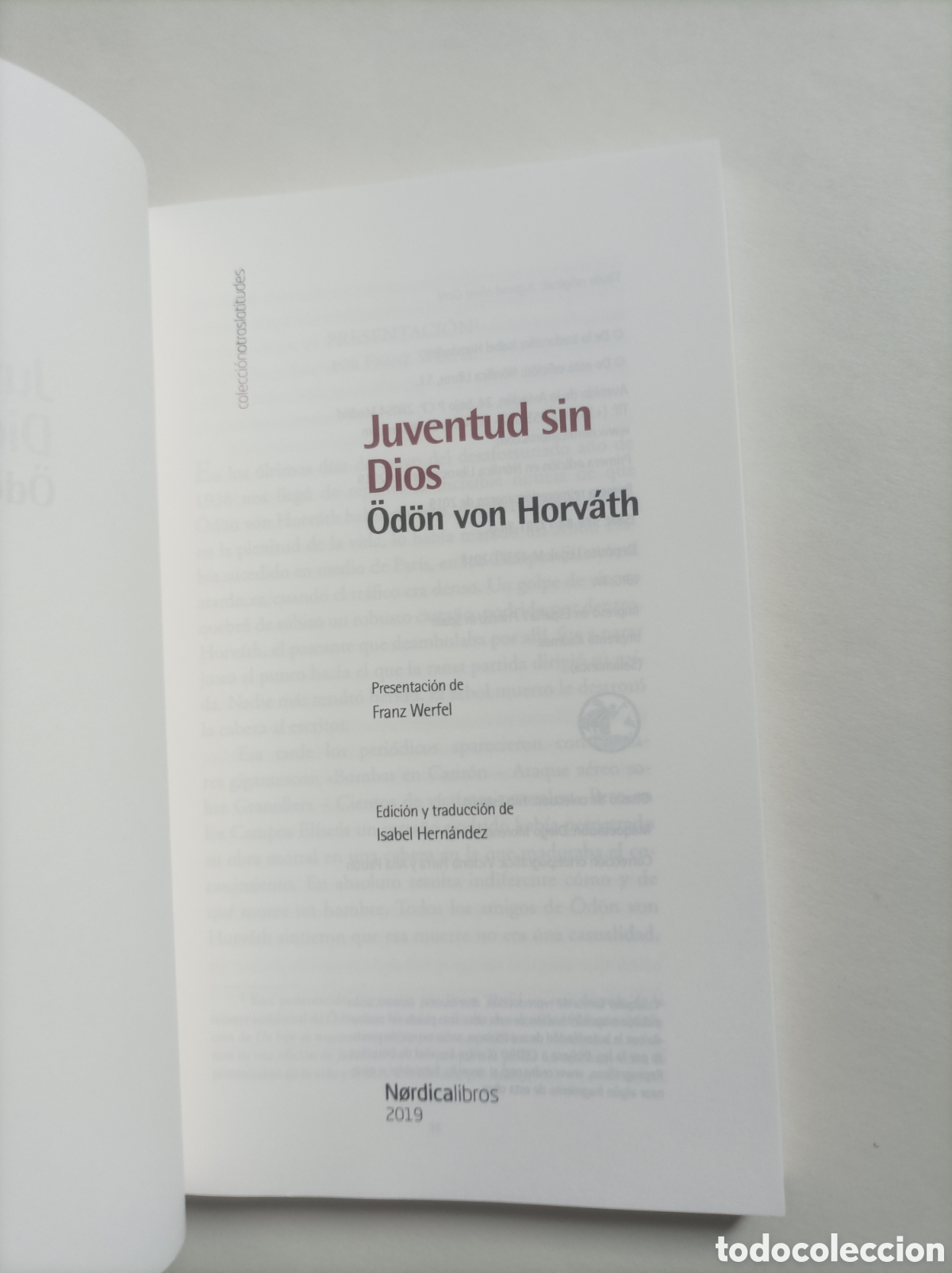 Libros de segunda mano: Juventud sin Dios / &Ouml;d&ouml;n von Horv&aacute;th. - Foto 4