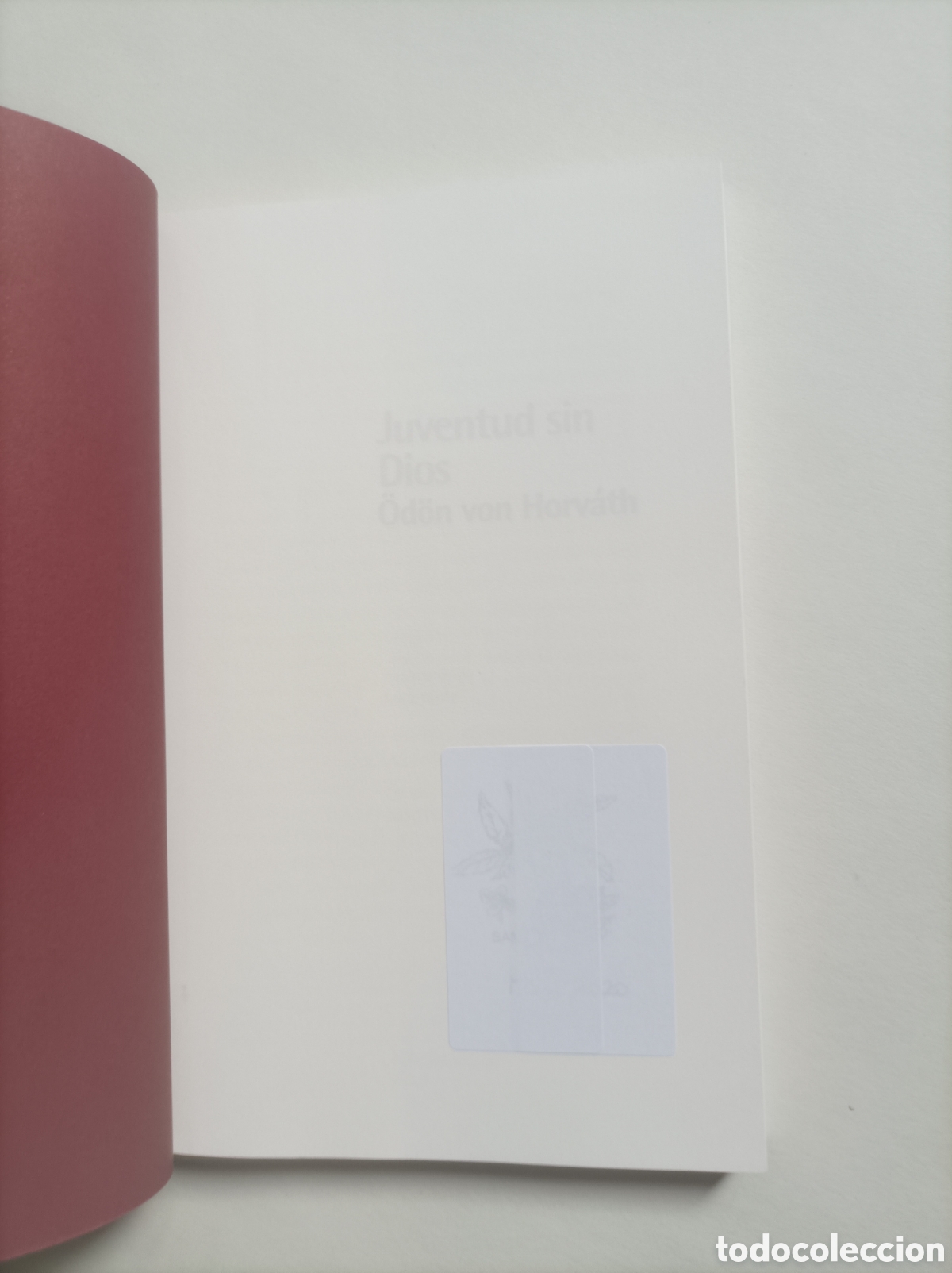 Libros de segunda mano: Juventud sin Dios / &Ouml;d&ouml;n von Horv&aacute;th. - Foto 3