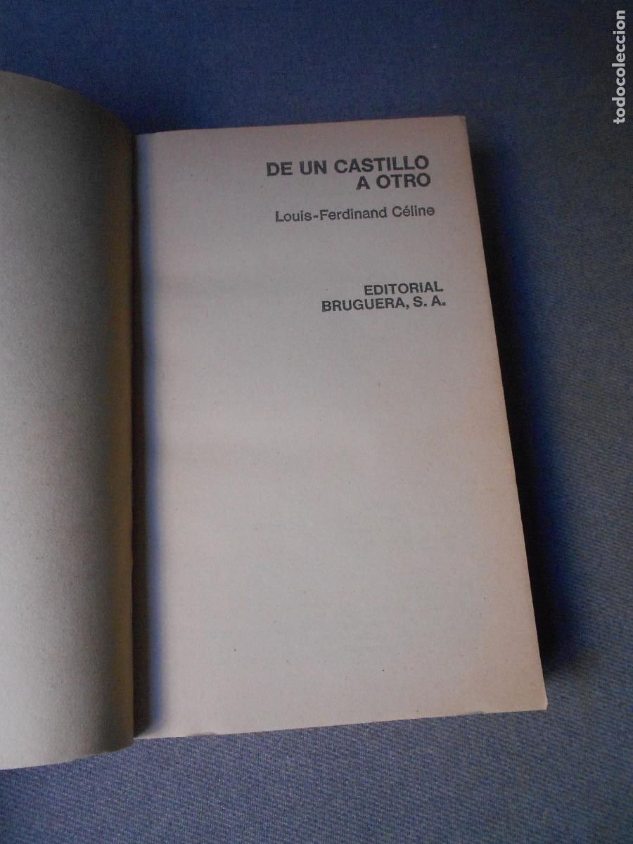 Libros de segunda mano: DE UN CASTILLO A OTRO - Foto 2