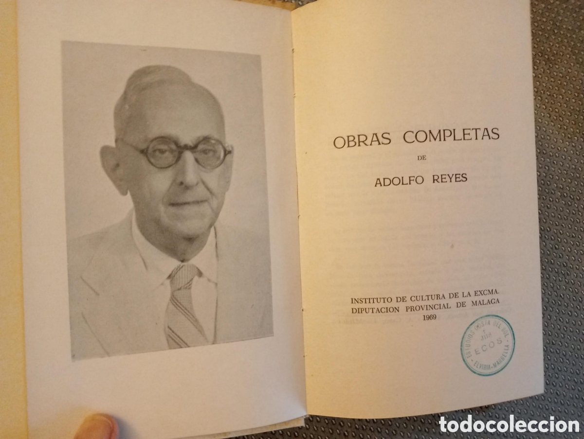 Libros de segunda mano: Obras completas / Adolfo Reyes - Foto 3