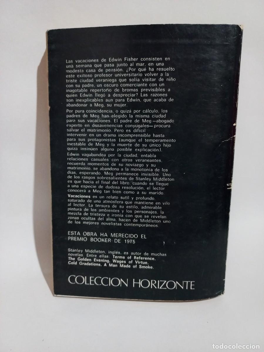 Libros de segunda mano: Stanley Middleton - Vacaciones - 1976 - Foto 4