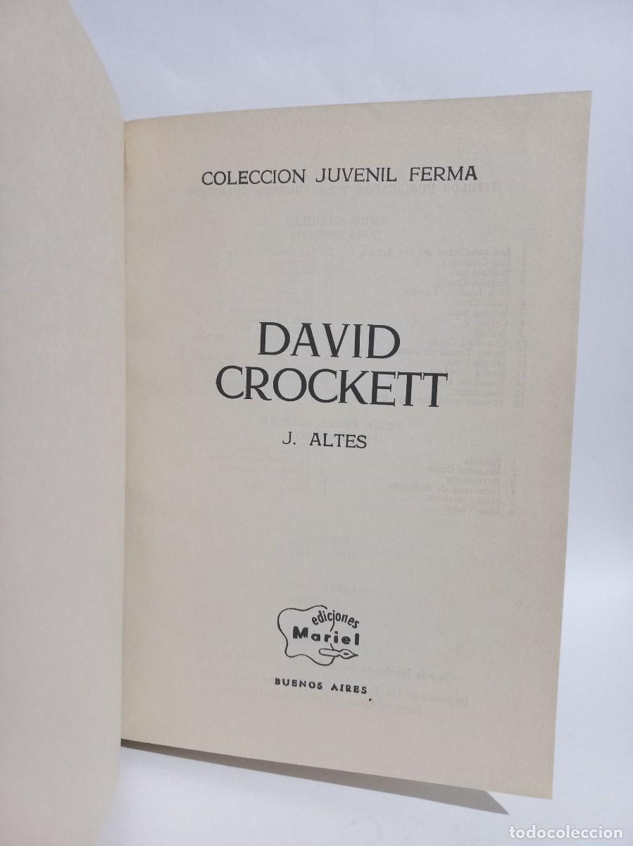 Libros de segunda mano: J. Altes - David Crockett - Foto 2