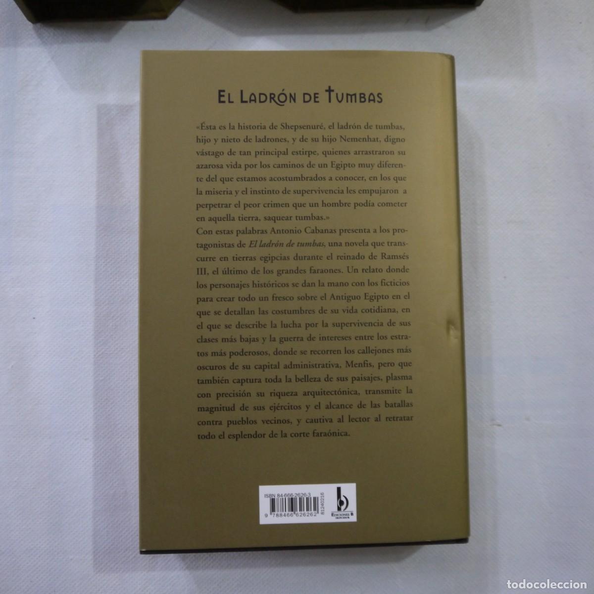 Libros de segunda mano: EL LADR&Oacute;N DE TUMBAS - ANTONIO CABANAS - EDICIONES B - Foto 10