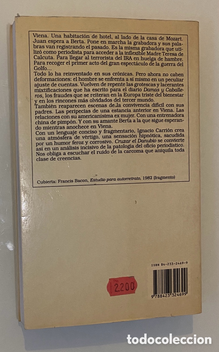 Libros de segunda mano: Cruzar el Danubio - CARRI&Oacute;N, Ignacio - Foto 2