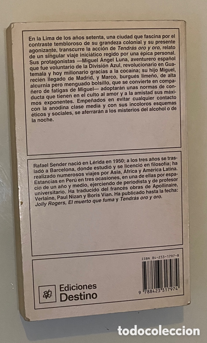 Libros de segunda mano: Tendr&aacute;s oro y oro - SENDER, Rafael - Foto 2