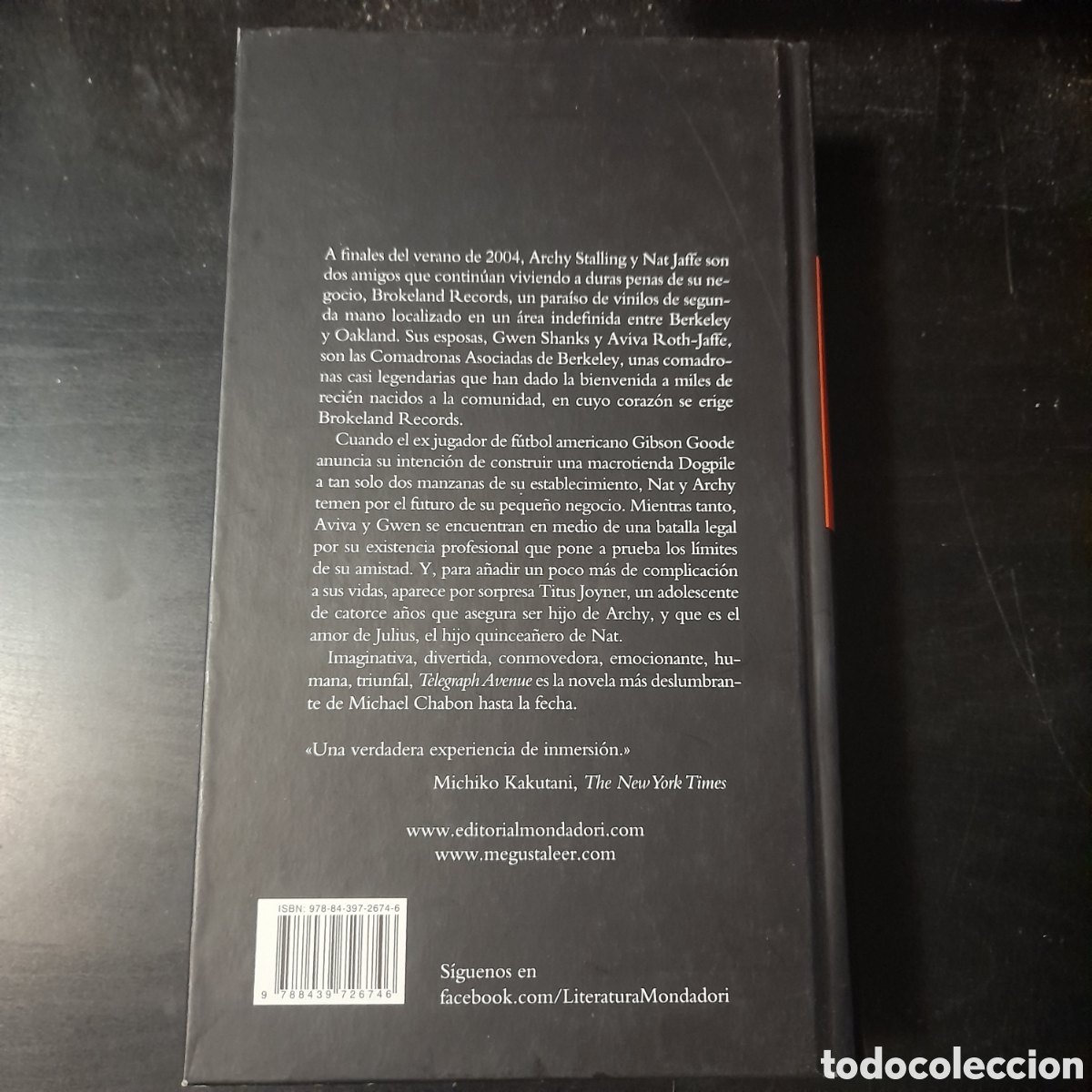 Libros de segunda mano: TELEGRAPH AVENUE. Michael Chabon. 1&ordf; edici&oacute;n. - Foto 2