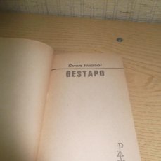 Libros de segunda mano: GESTAPO DE SVEN HASSEL.EDICIONES GP 1972