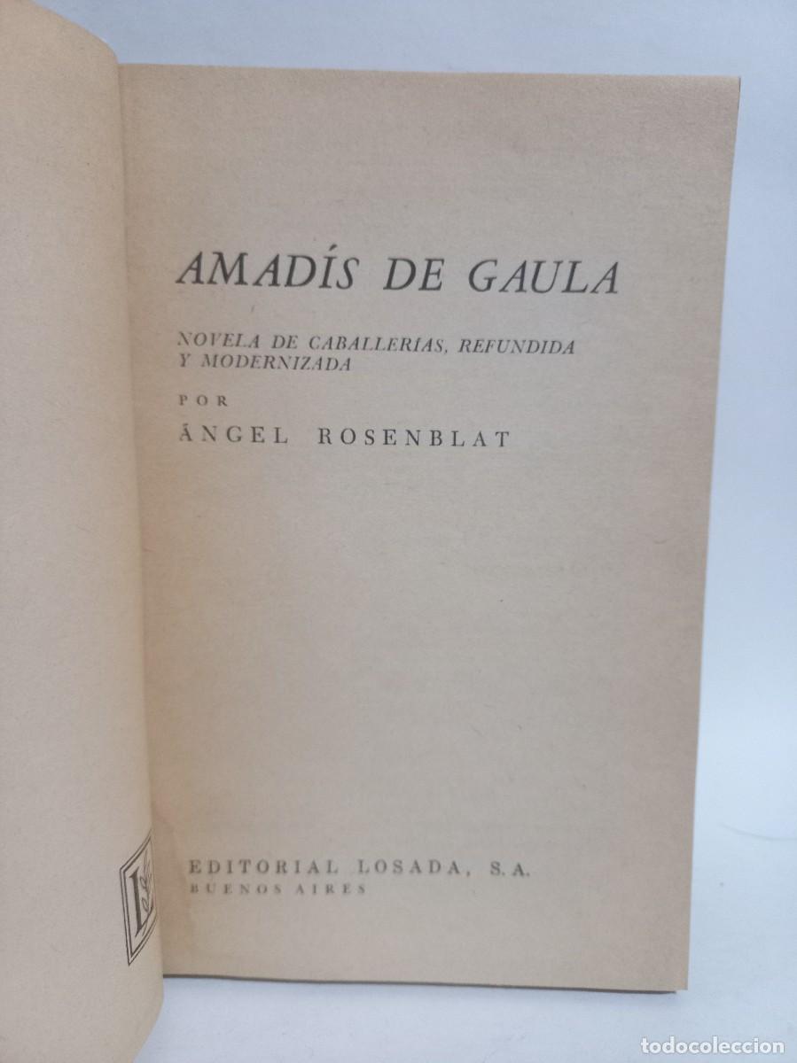 Libros de segunda mano: An&oacute;nimo - Amad&iacute;s de Gaula - 1968 - Foto 2