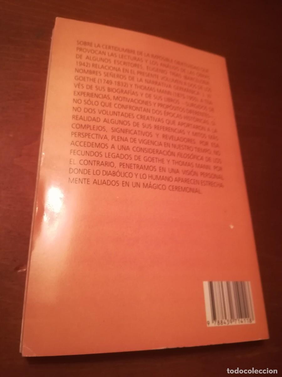 Libros de segunda mano: THOMAS MANN/GOETHE / EUGENIO TRIAS / EVA 021 / - Foto 6