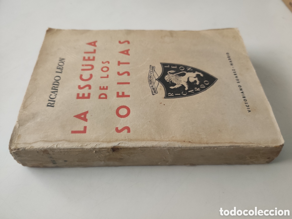 Libros de segunda mano: La escuela de los sofistas .- R Leon - Foto 3