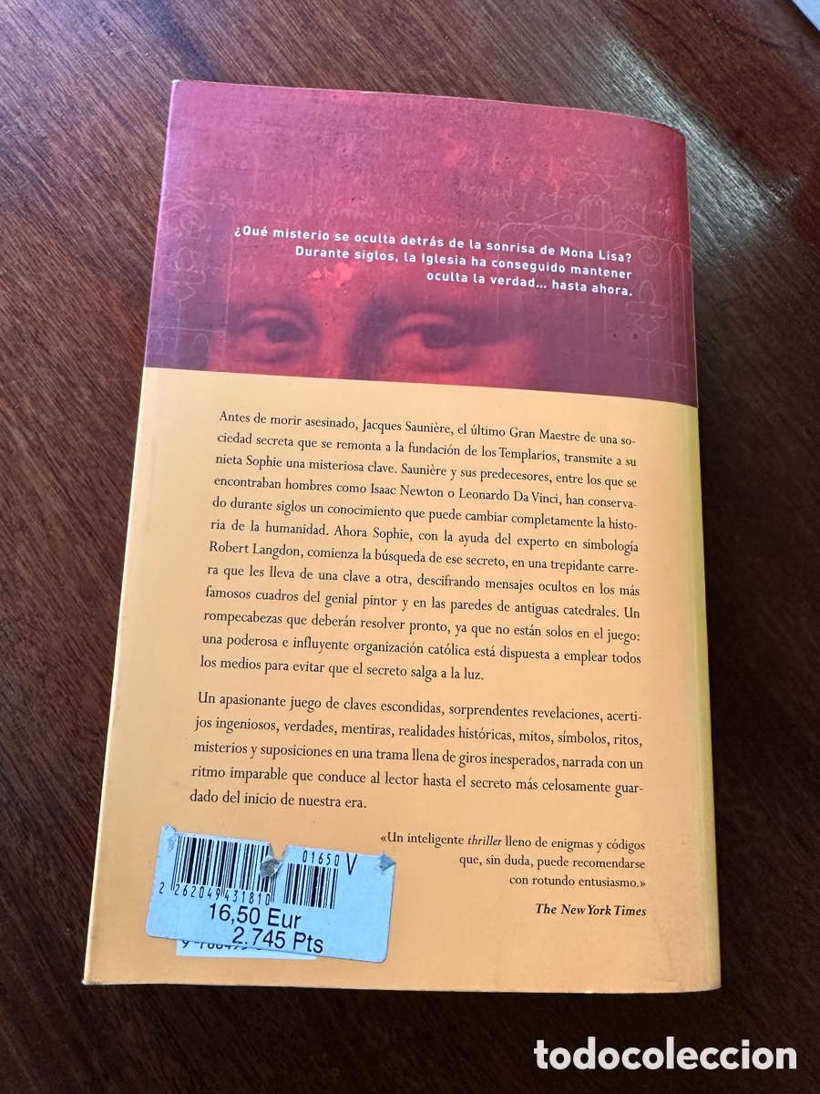 Libros de segunda mano: EL C&Oacute;DIGO DA VINCI - DAN BROWN 2004 UMBRIEL - Foto 8