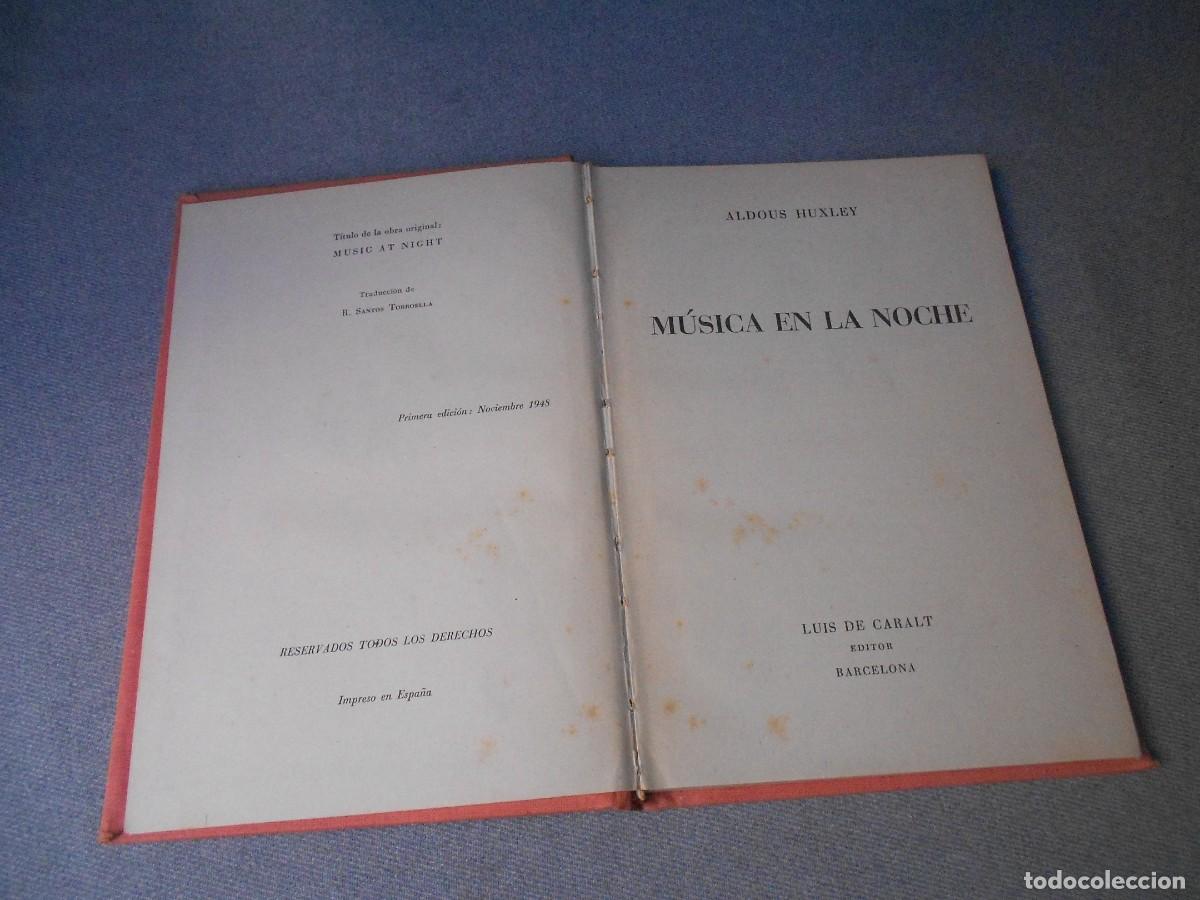 Libros de segunda mano: MUSICA EN LA NOCHE - Foto 2