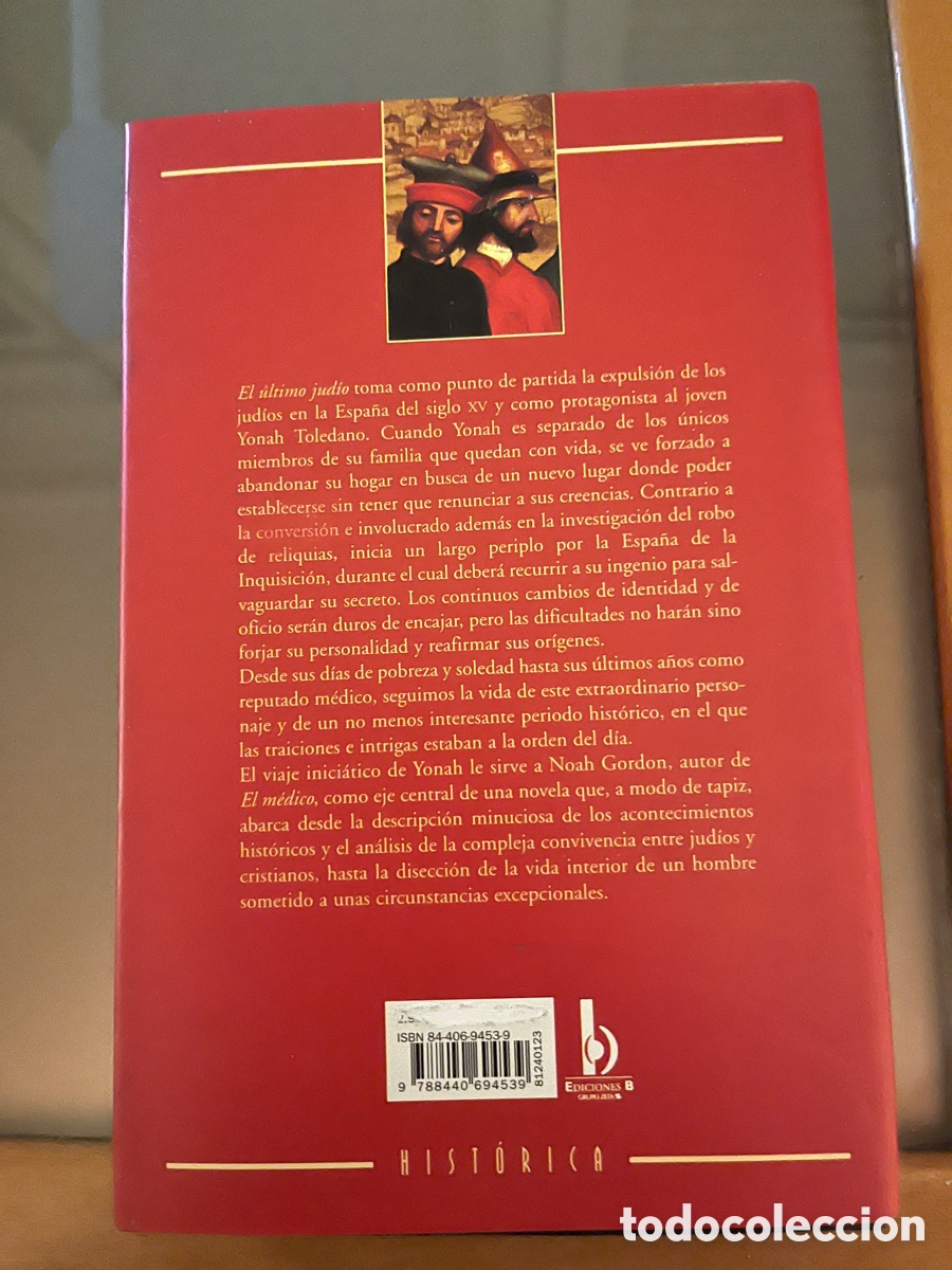 Libros de segunda mano: Libro El &uacute;ltimo jud&iacute;o de Noah Gordon. - Foto 2