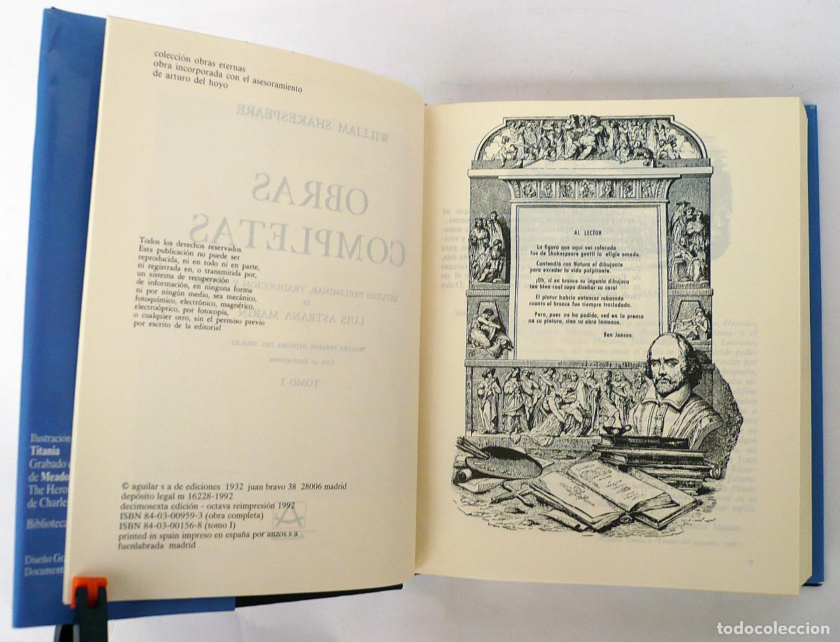 Libros de segunda mano: William Shakespeare obras completas - Foto 5