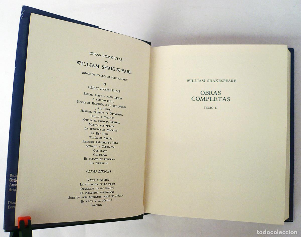 Libros de segunda mano: William Shakespeare obras completas - Foto 6