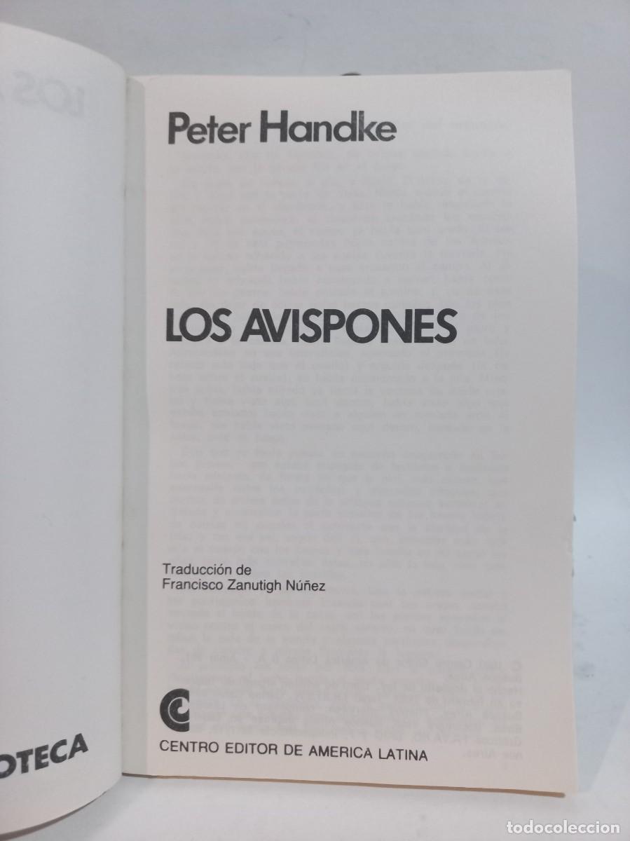 Libros de segunda mano: Peter Handke - Los Avispones - 1980 - Foto 2