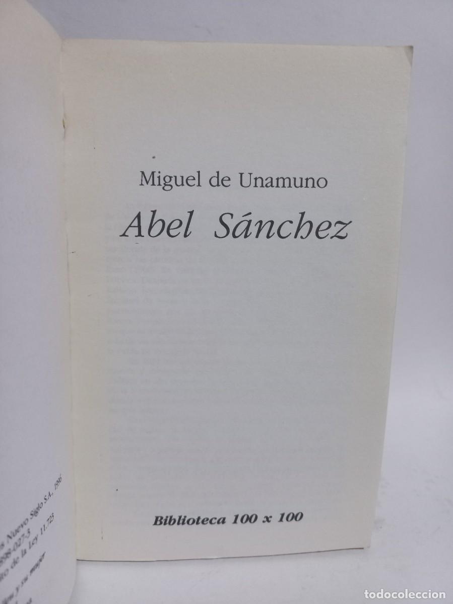 Libros de segunda mano: Miguel de Unamuno - Abel S&aacute;nchez - 1996 - Foto 3