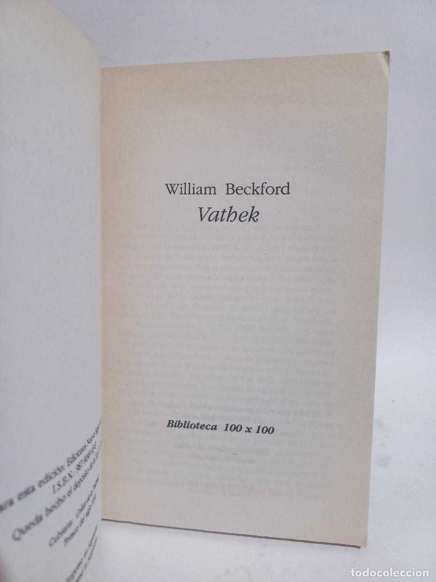 Libros de segunda mano: William Beckford - Wathek - 1995 - Foto 2
