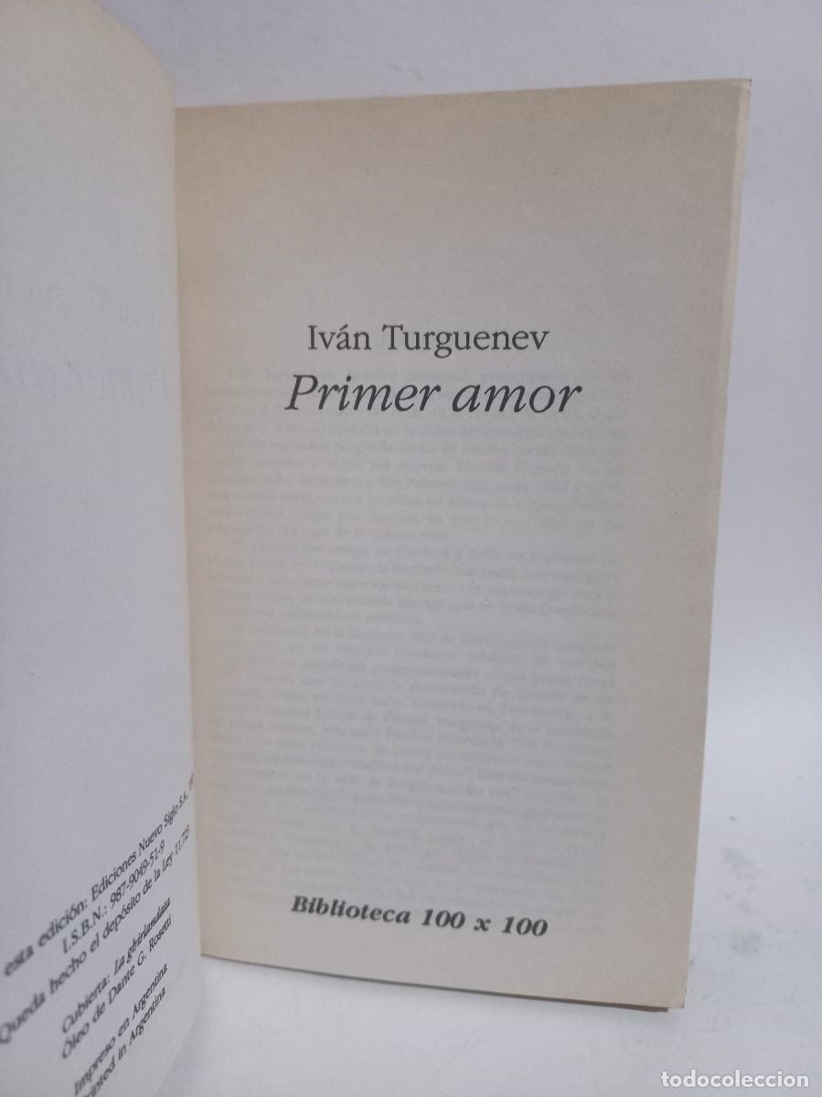 Libros de segunda mano: Iv&aacute;n Turguenev - Primer Amor - 1995 - Foto 2
