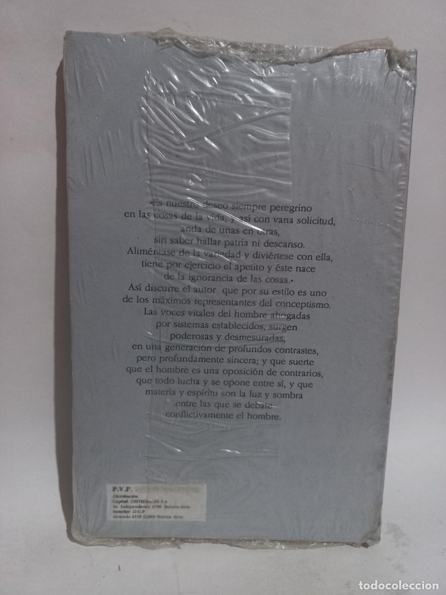 Libros de segunda mano: Francisco de Quevedo - Sue&ntilde;os y Discursos - 1995 - Foto 2