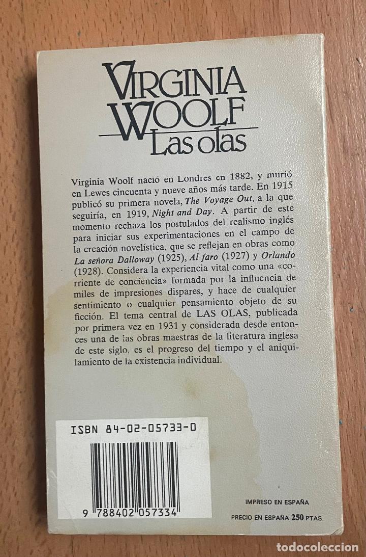 Libros de segunda mano: LAS OLAS, Virginia Woolf, - Foto 2