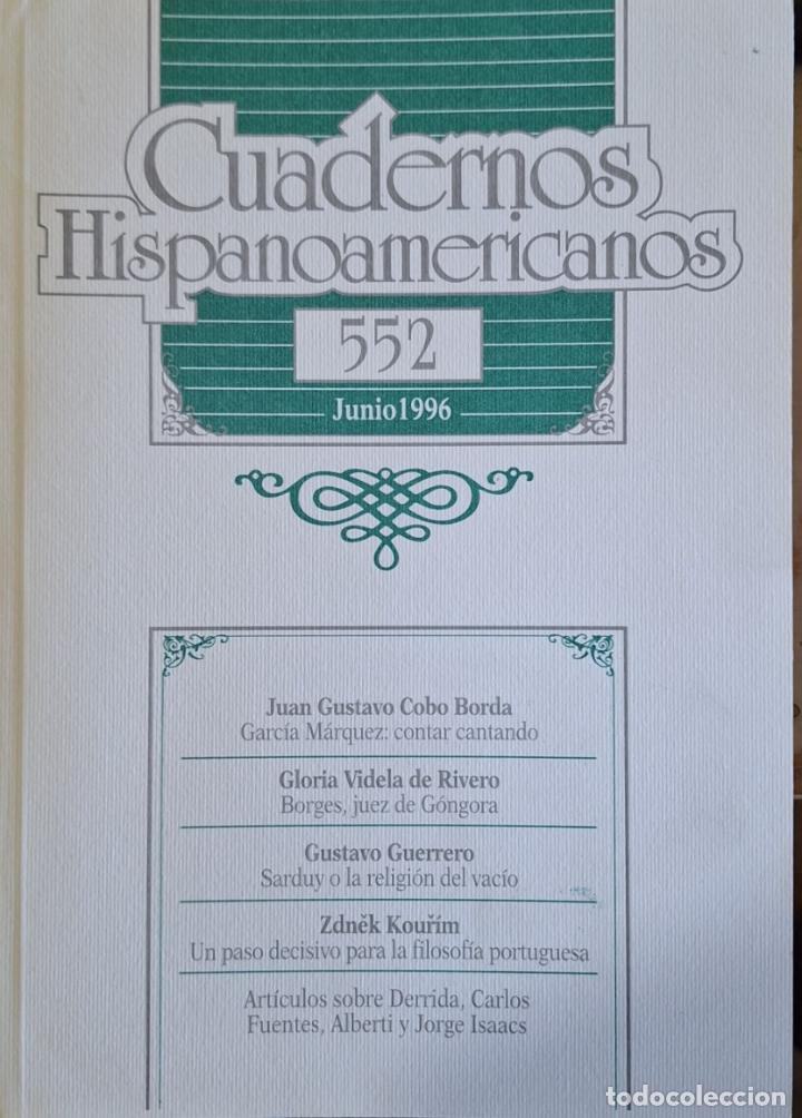 Libros de segunda mano: CUADERNOS HISPANOAMERICANOS N&ordm; 552. JUNIO 1996. - - Foto 1