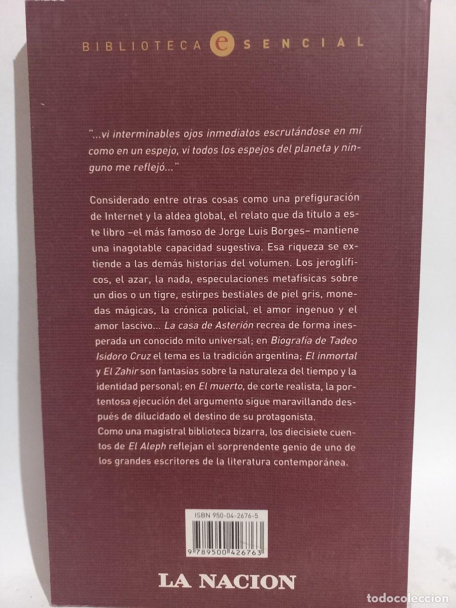 Libros de segunda mano: Jorge Luis Borges - El Aleph - 2005 - Foto 3