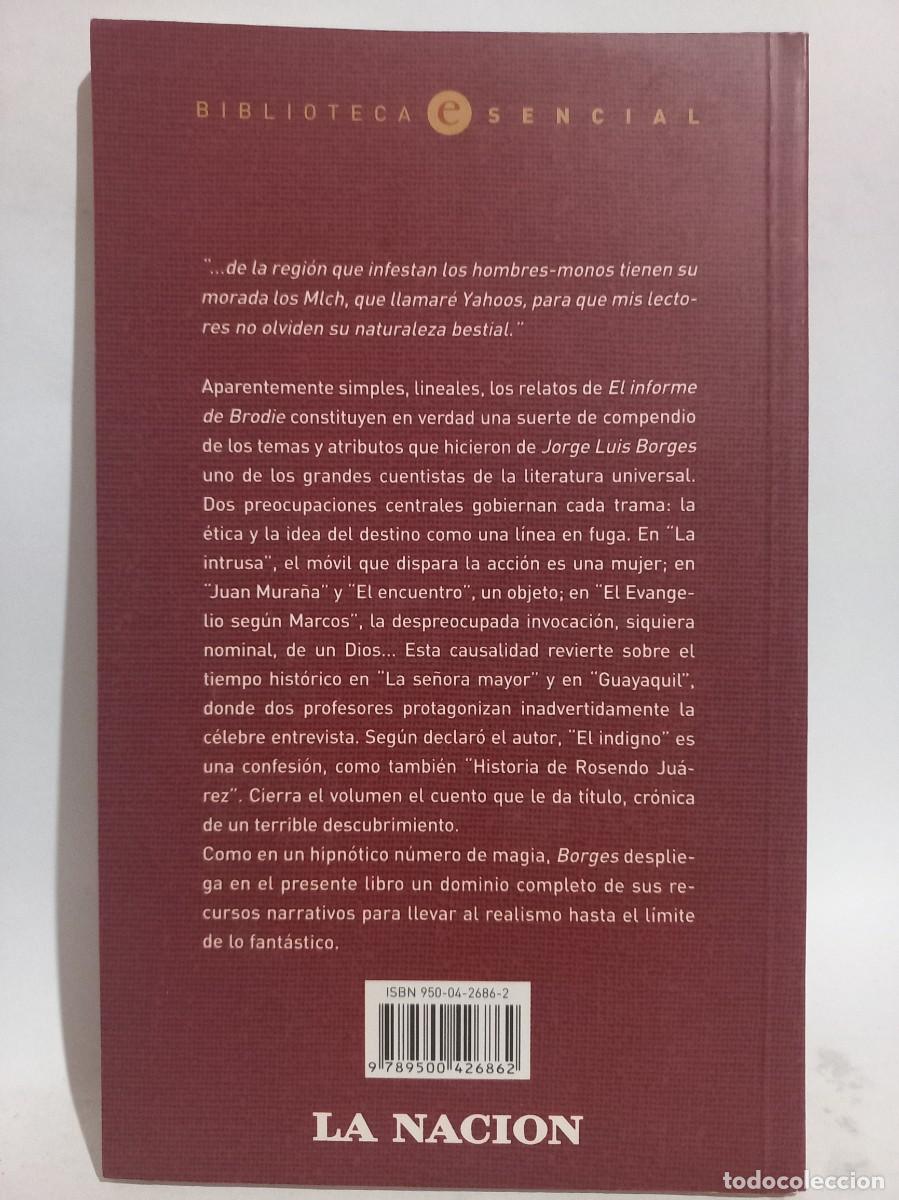Libros de segunda mano: Jorge Luis Borges - El Informe de Brodie - 2005 - Foto 3
