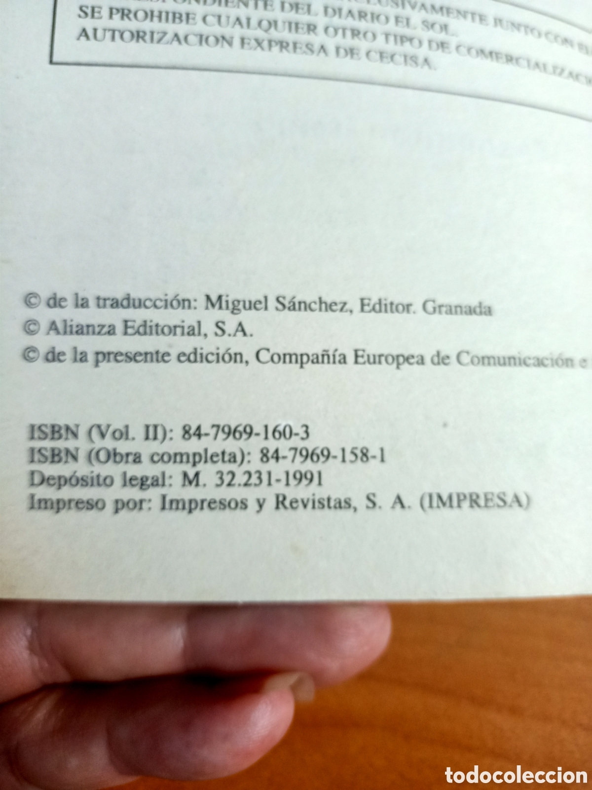 Libros de segunda mano: Cuentos de la Alhambra II - Washington Irving - Foto 5