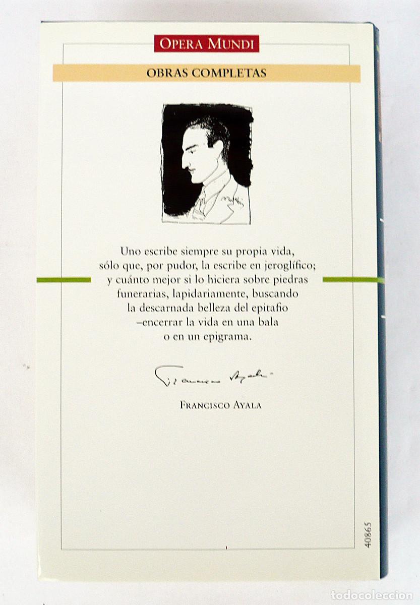 Libros de segunda mano: Francisco Ayala, obras completas, 7 tomos. - Foto 7