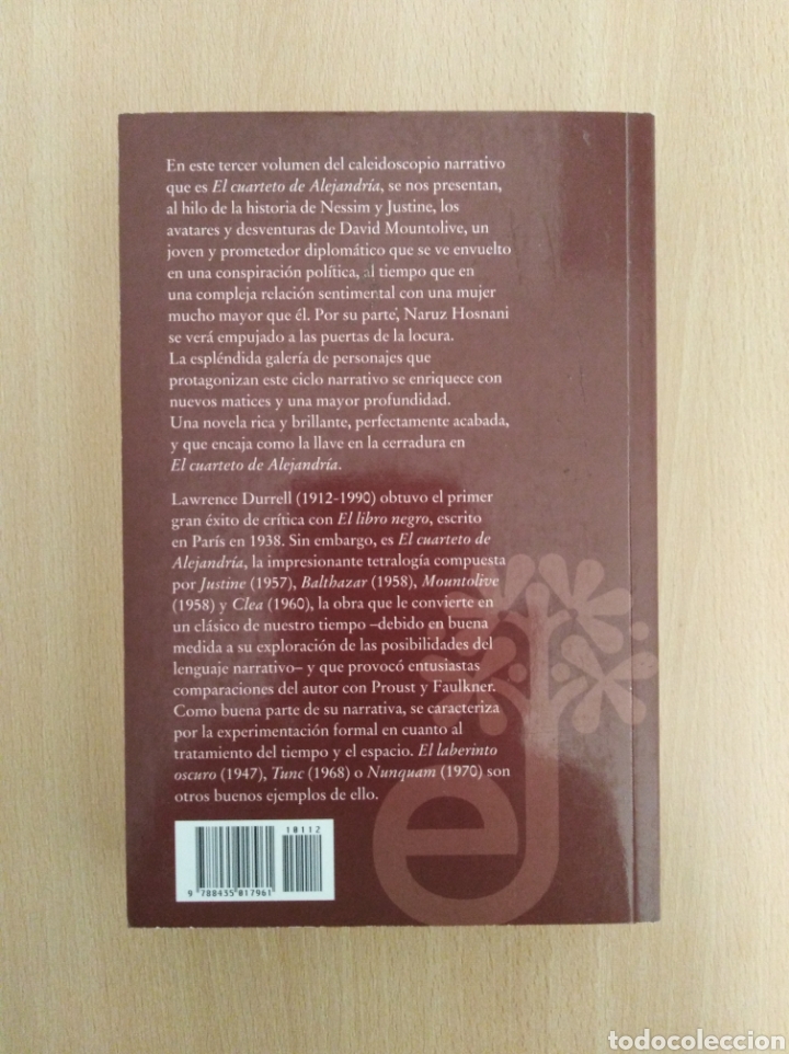 Libros de segunda mano: MOUNTOLIVE. Lawrence Durrell - Foto 4