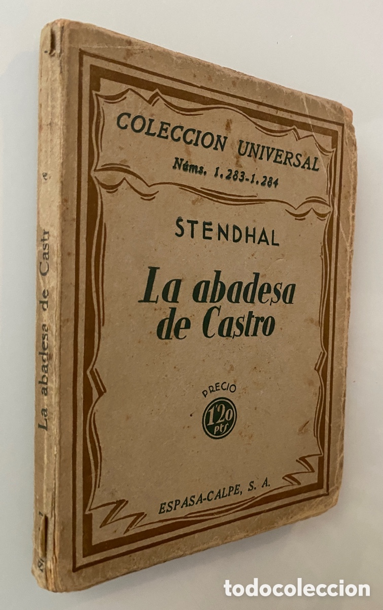 Libros de segunda mano: La abadesa de Castro - STENDHAL - Foto 1