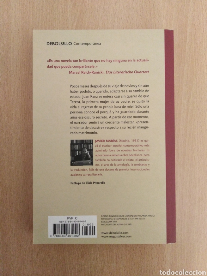 Libros de segunda mano: CORAZ&Oacute;N TAN BLANCO Javier Mar&iacute;as - Foto 2