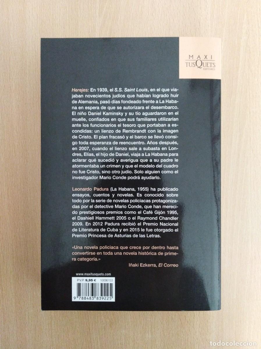 Libros de segunda mano: HEREJES. Leonardo Padura - Foto 2