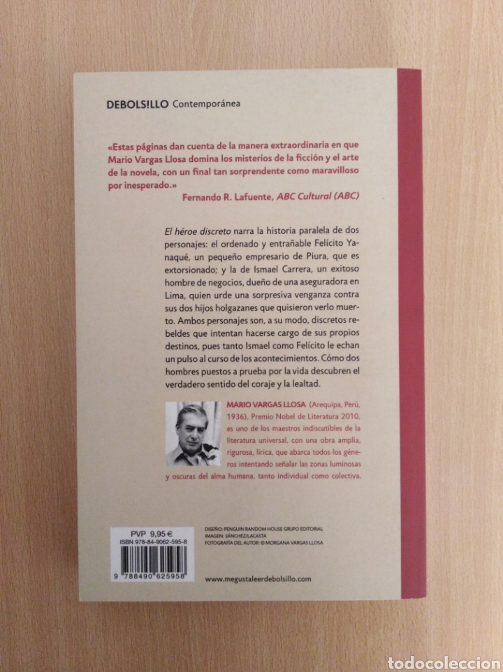 Libros de segunda mano: EL H&Eacute;ROE DISCRETO. Mario Vargas Llosa - Foto 2
