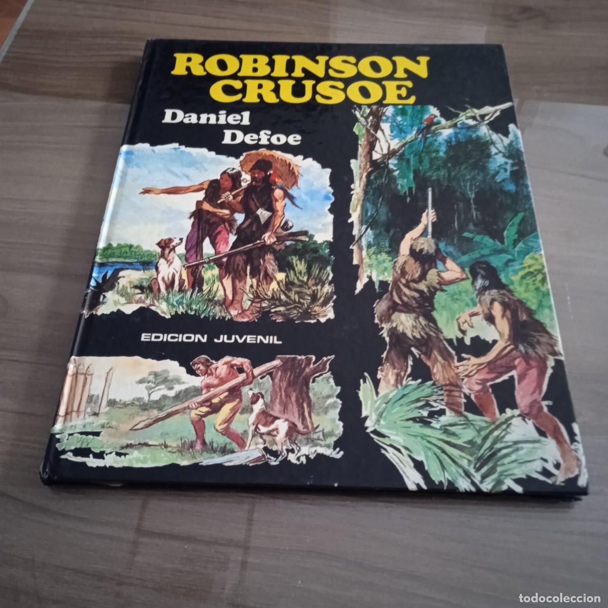 Libros de segunda mano: Edici&oacute;n juvenil. Robinson Crusoe - Foto 1