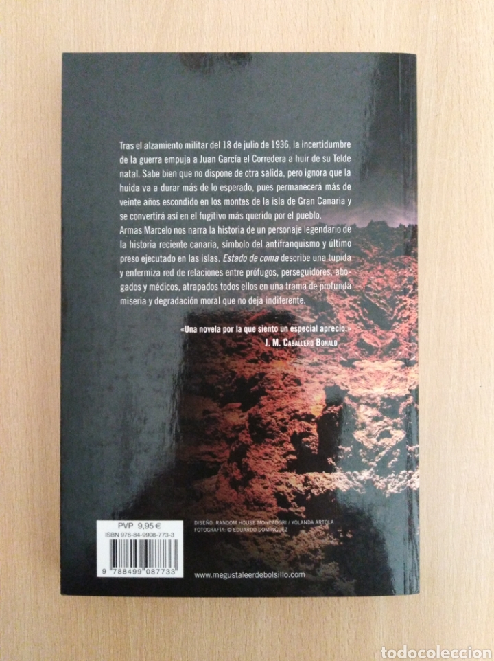Libros de segunda mano: ESTADO DE COMA. J. J. Armas Marcelo - Foto 2