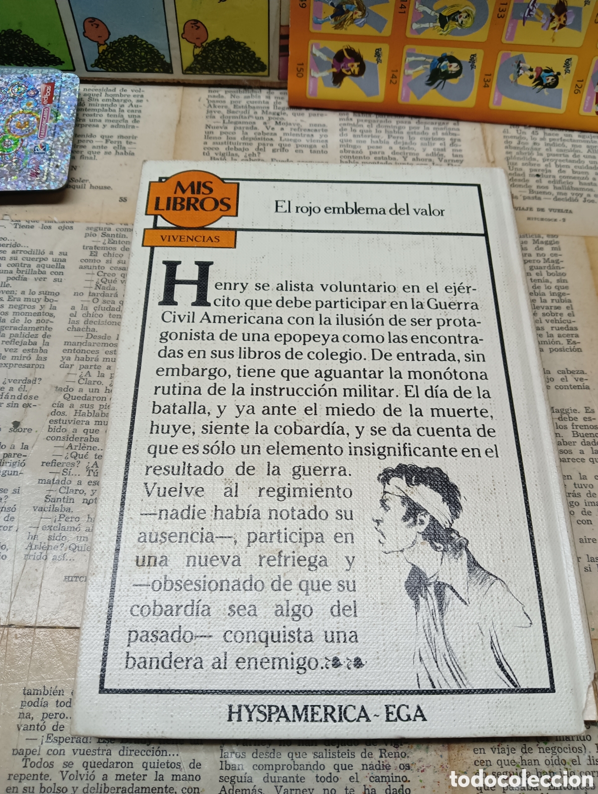Libros de segunda mano: El Rojo emblema del valor. Stephen crane - Foto 3