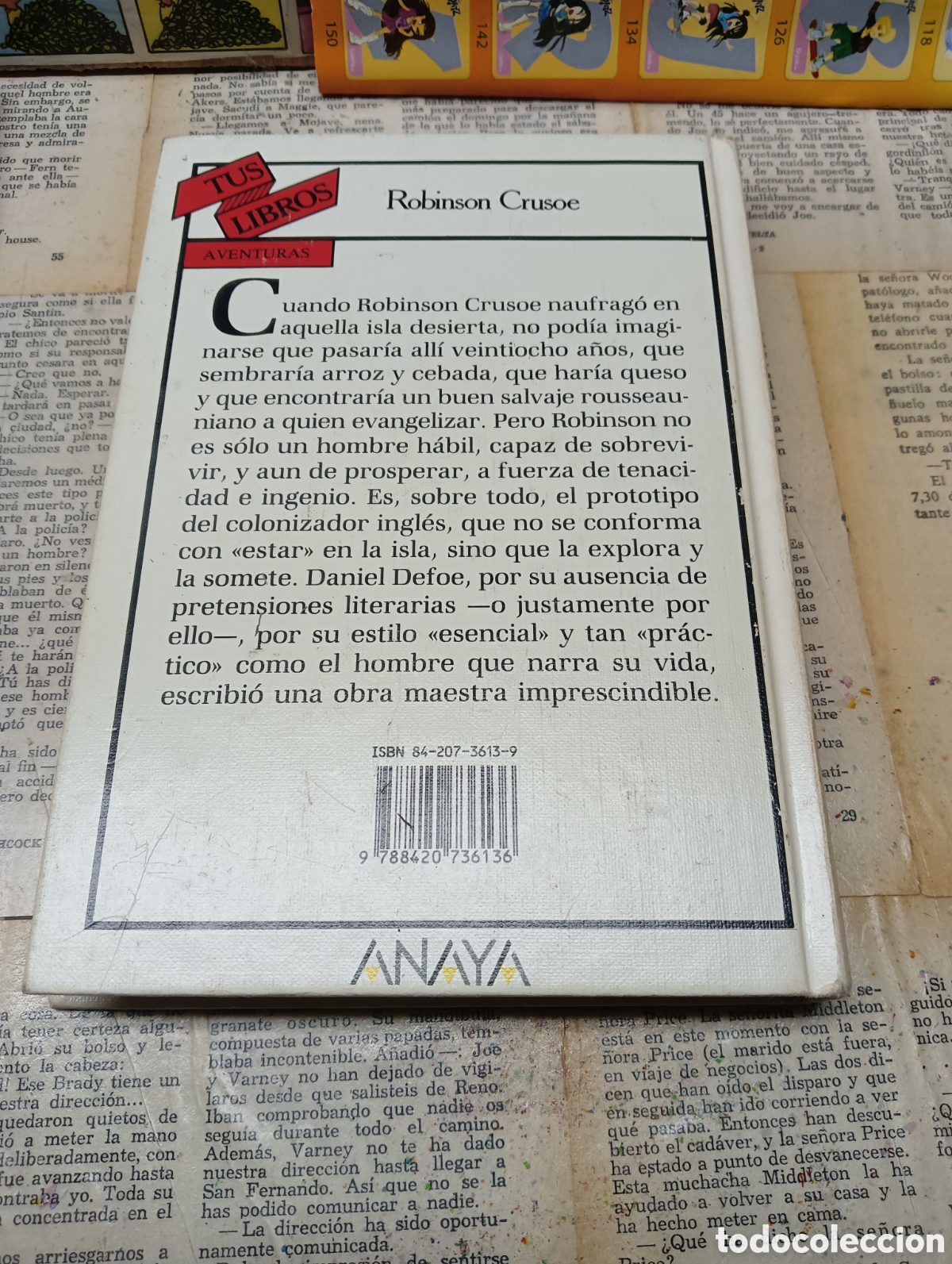 Libros de segunda mano: Robison Crusoe 22. Daniel Defoe. - Foto 2
