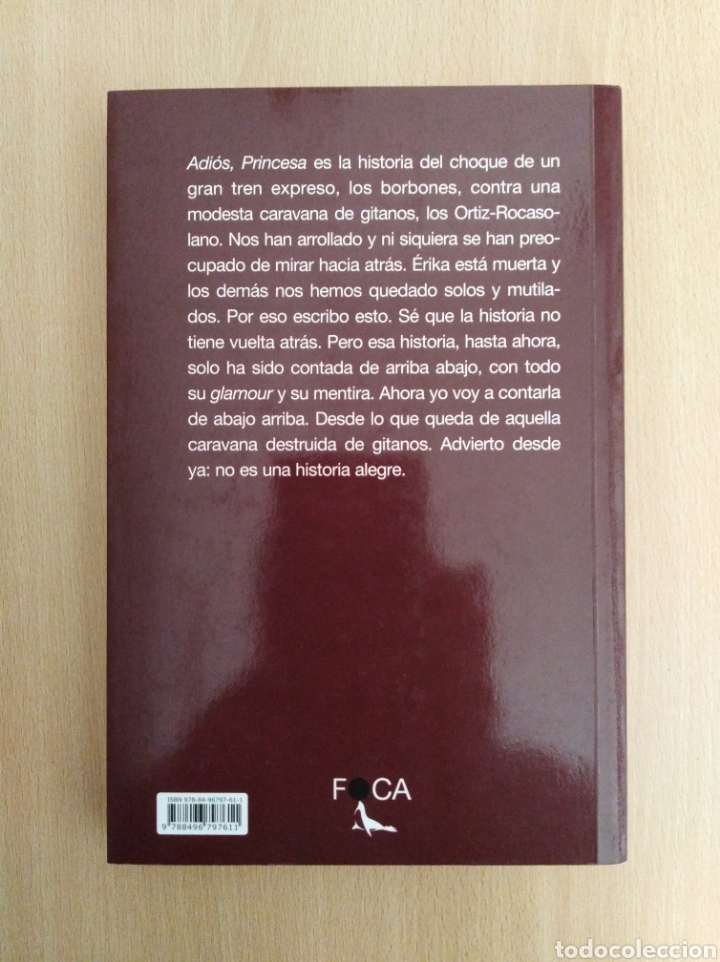 Libros de segunda mano: ADI&Oacute;S, PRINCESA. David Rocasolano - Foto 2